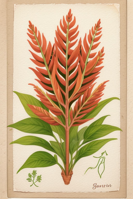 Ginger — line watercolor