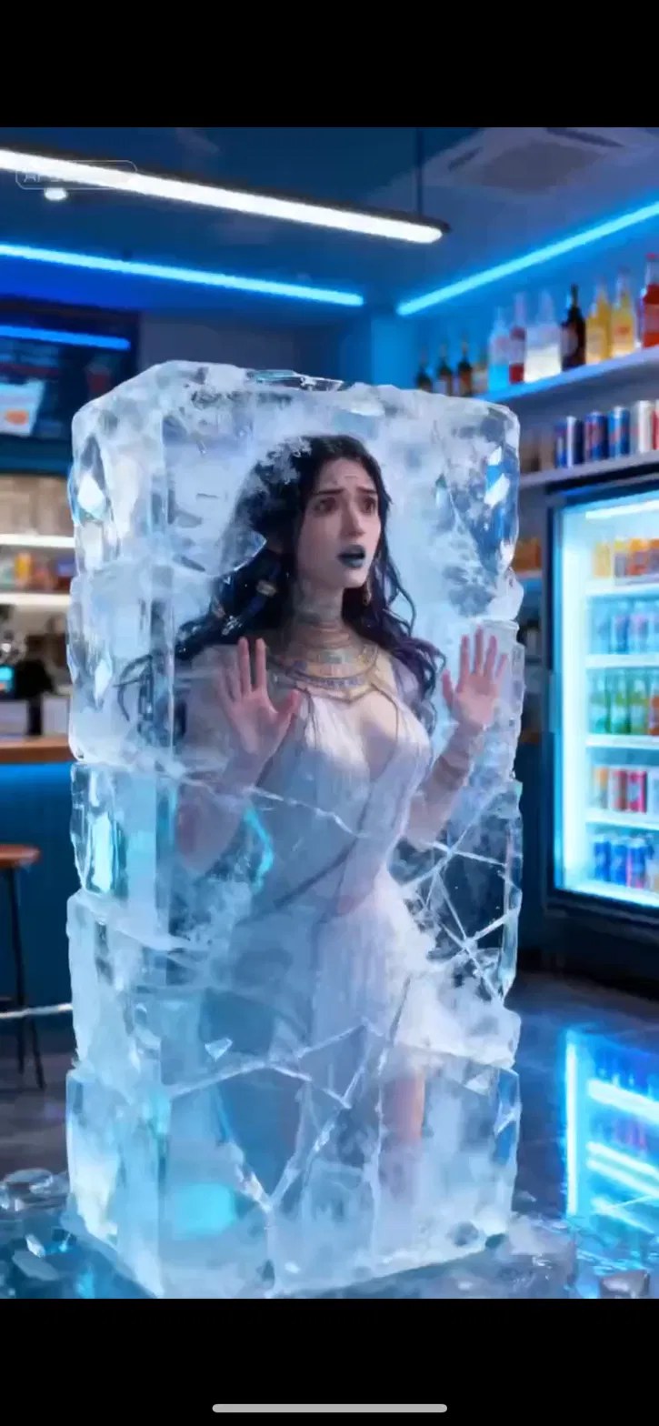 The ice block