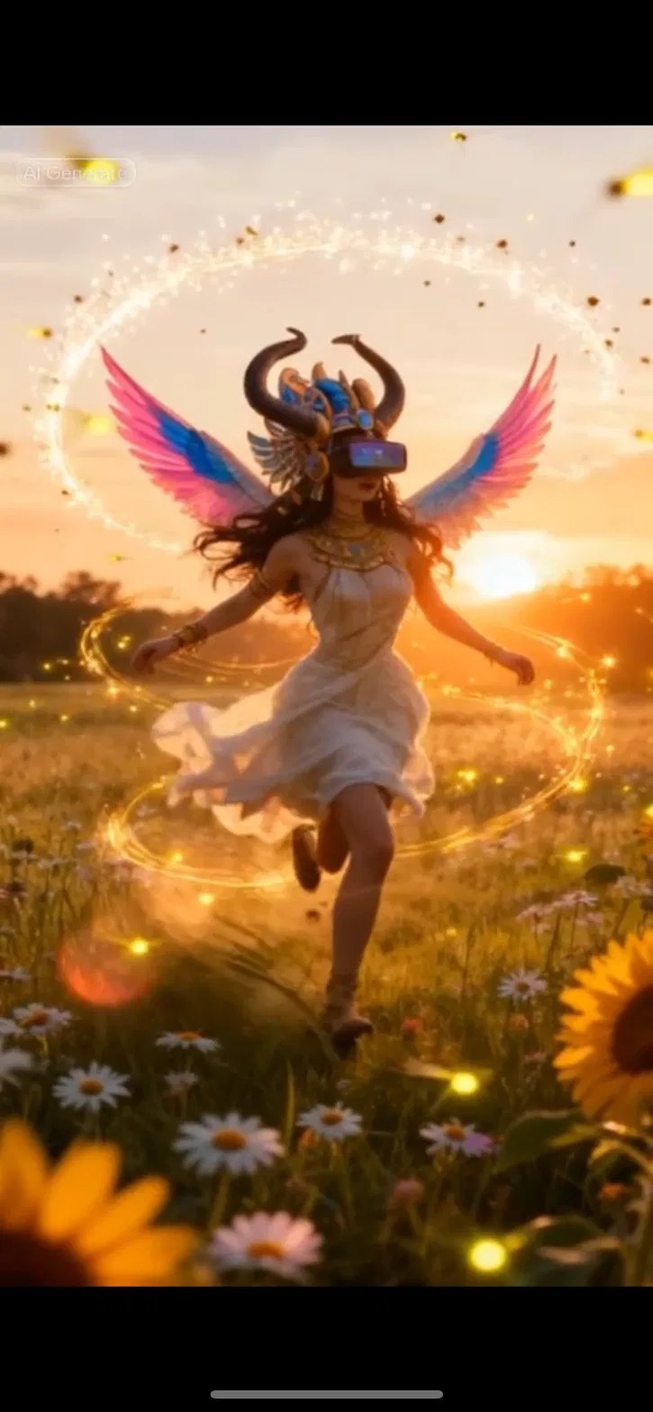 The sunset meadow