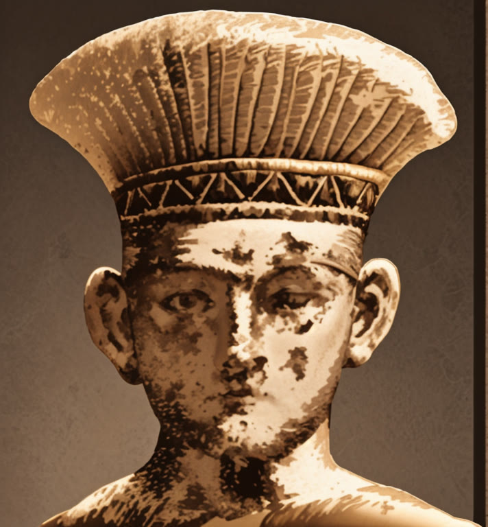 Peleset 'feathered' helmet