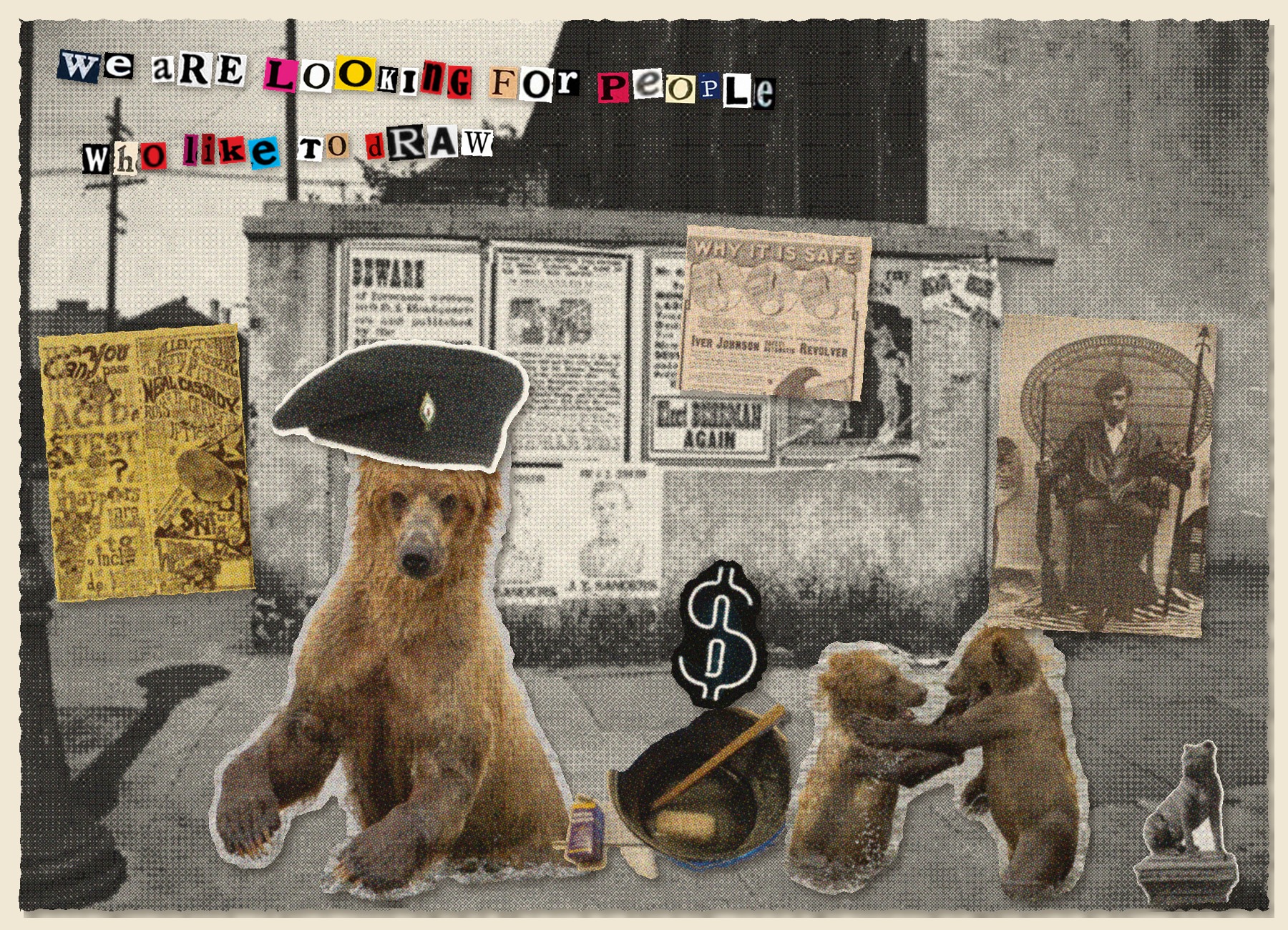 Guerrilla art action