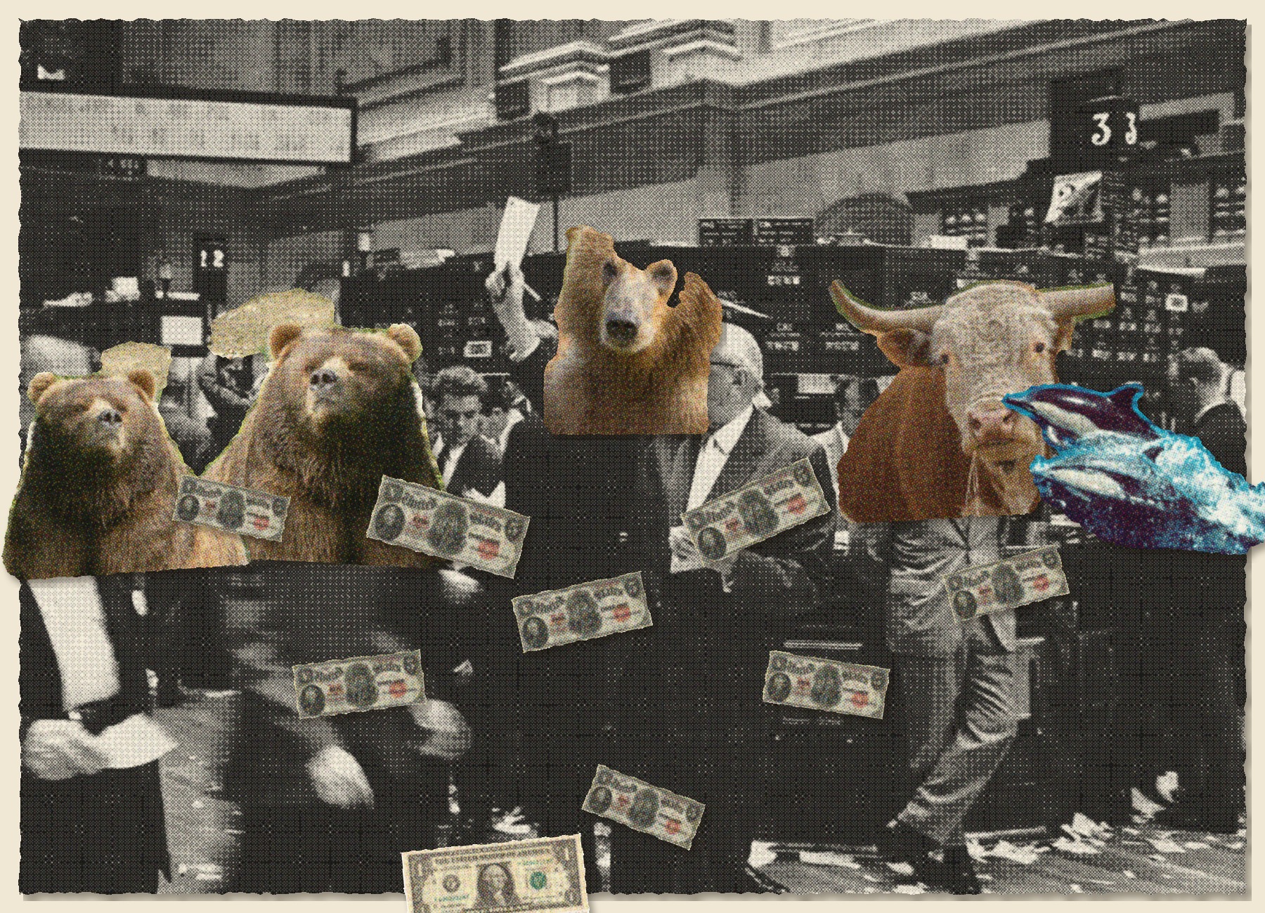 Guerrilla theatre — the Yippies at the Stock Exchange