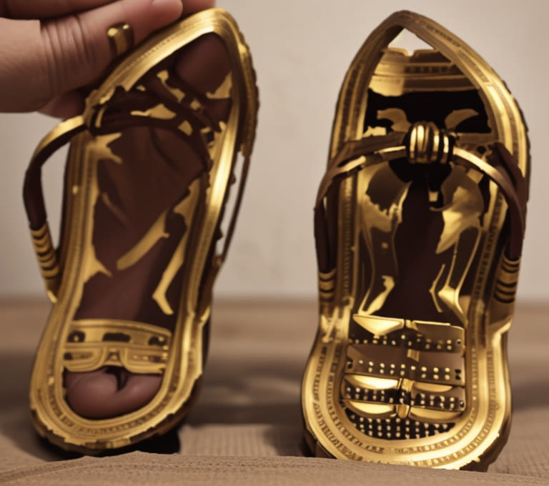 Sandals with the Nine Bows