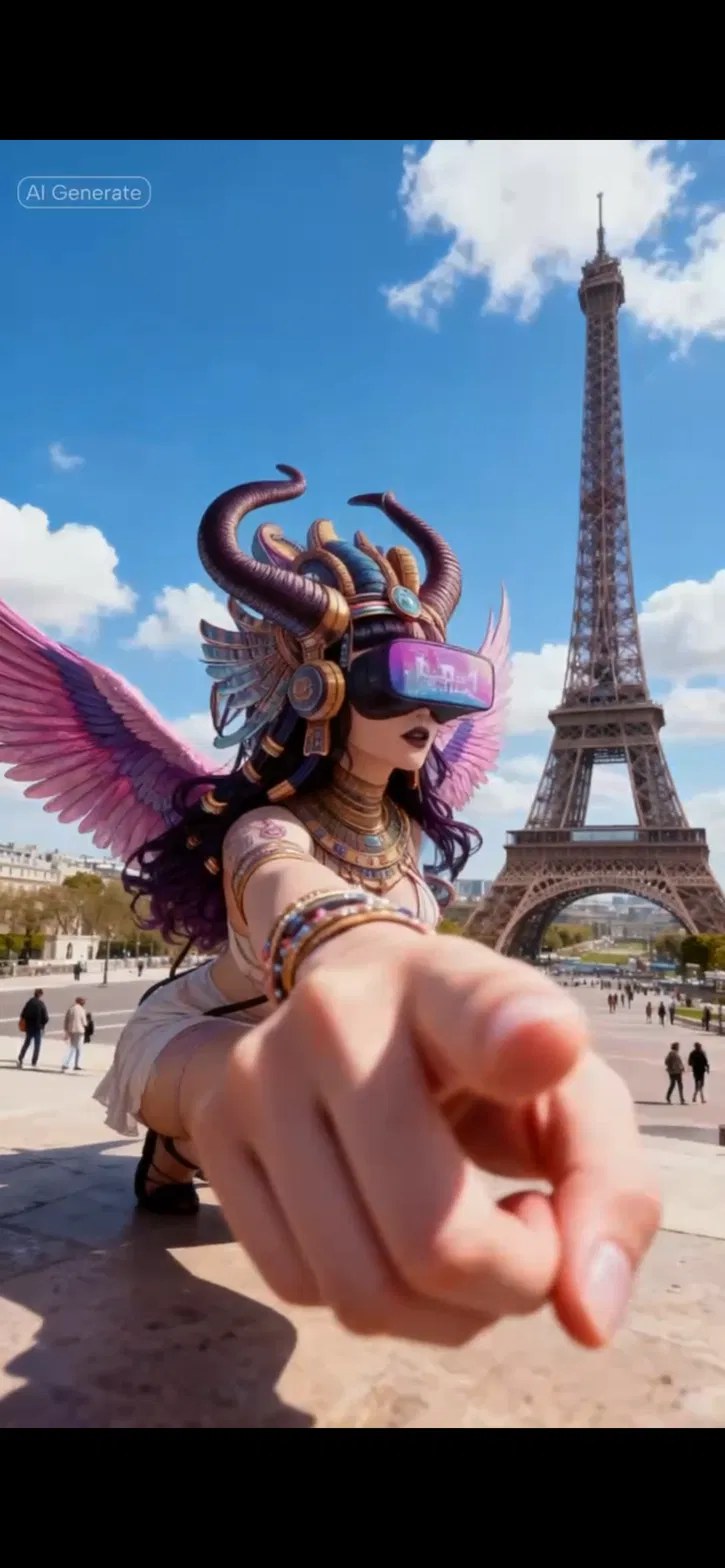At the Eiffel Tower