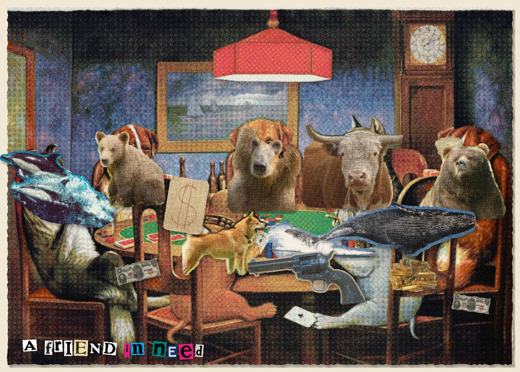 Dogs Playing Poker