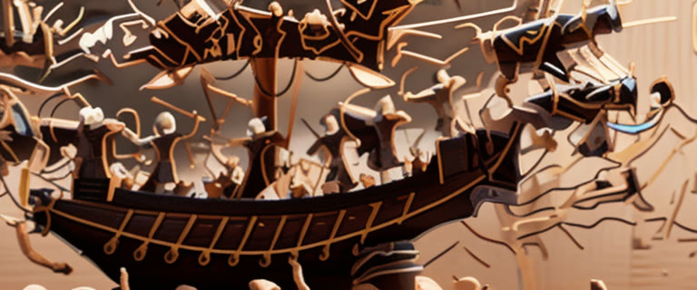 New Kingdom warship